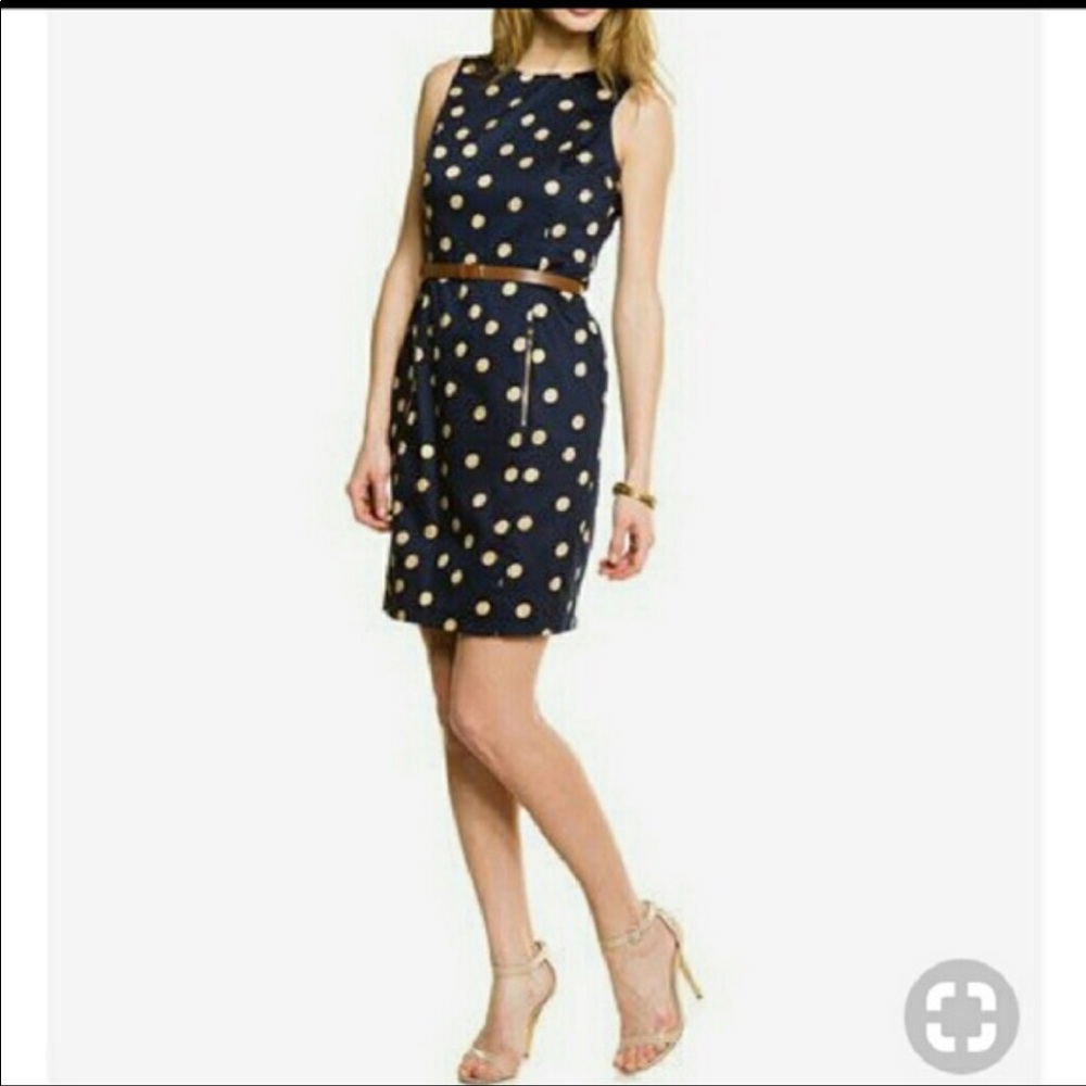 Anne Klein Brand New Polka Dot Dress. Size 10.